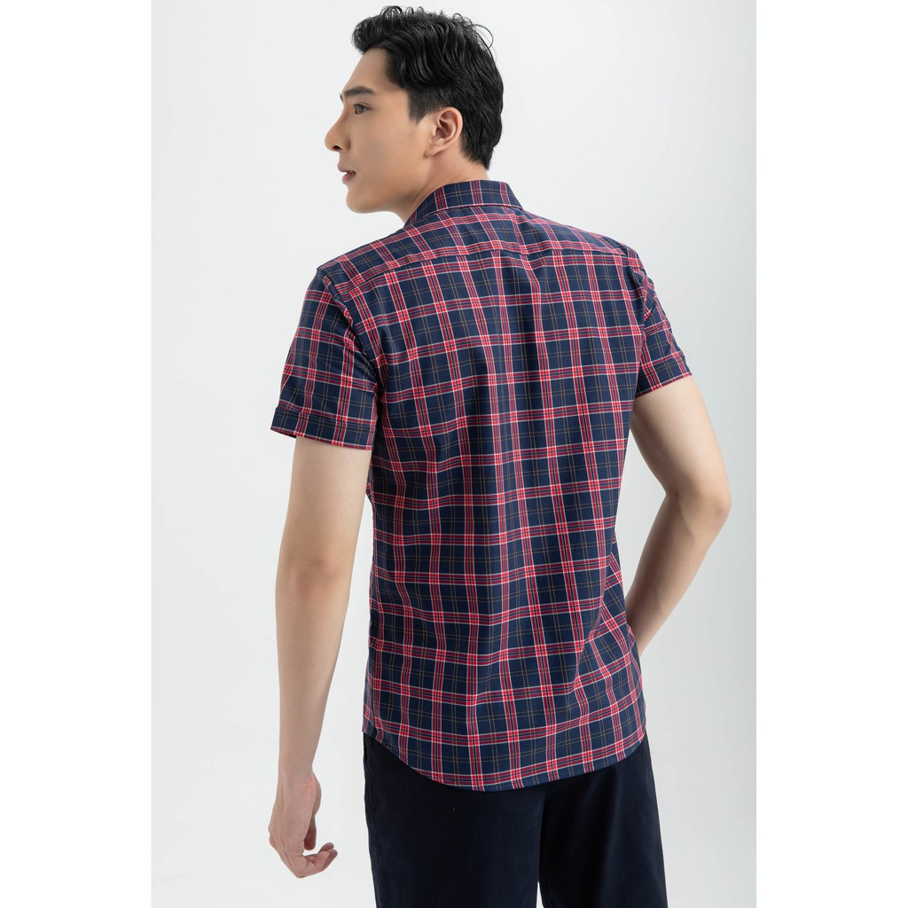 Áo sơ mi kẻ tay ngắn nam IVY moda MS 16E2901 | BigBuy360 - bigbuy360.vn