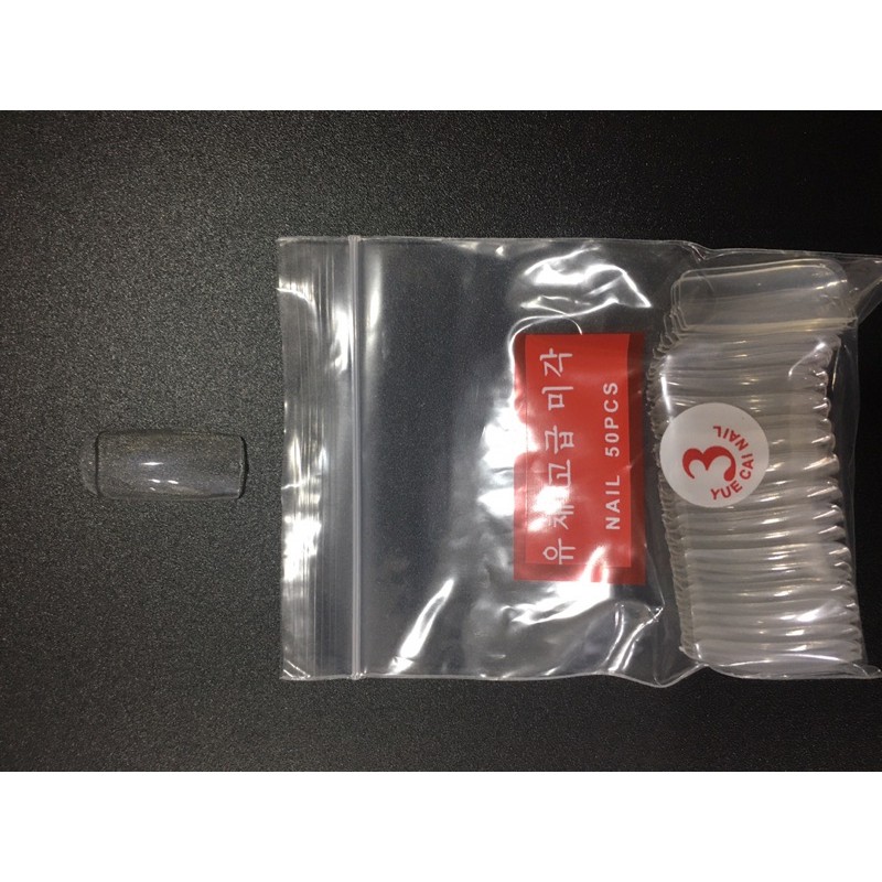 Móng Úp clear Lẻ size