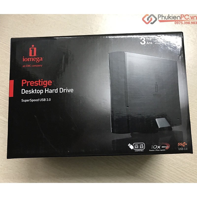 Box HDD IOMEGA PC 3.5 USB 3.0