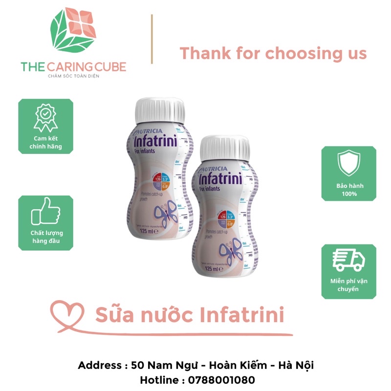 Sữa Nước Infatrini 125ml Nội Địa Đức Giúp Bé Tăng Cân, Phát Triển Toàn Diện