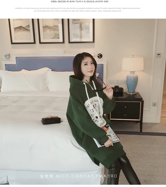 Áo hoodie phong cách Hàn Quốc 2018