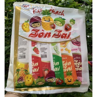 Thạch trái cây zòn zai bịt lớn 710gam