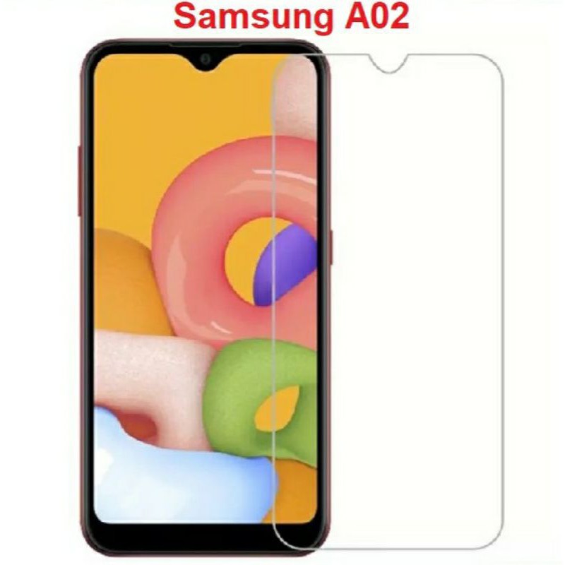 kính cường lực samsung A02 / M02 trong suốt bảo vệ màn hình