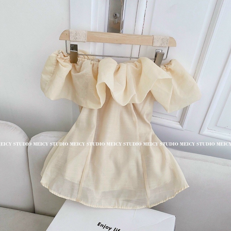 EMMA TOP - Áo bẹt vai tiểu thư sang chảnh