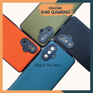 Ốp lưng k40 gaming vân VẢI NYLON nhiều màu chống bám vân tay bảo vệ camera phụ kiện huỳnh tân store