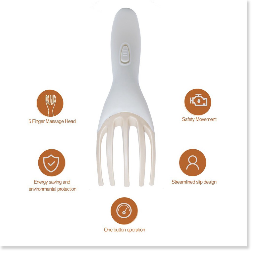 Dụng cụ massage đa năng cầm tay MS-818 22cm dây sạc usb và pin tiện dụng