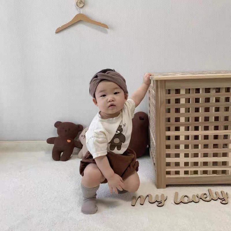 Bộ quần áo cho bé, bộc cộc, chất cotton mềm mại, thấm hút tốt