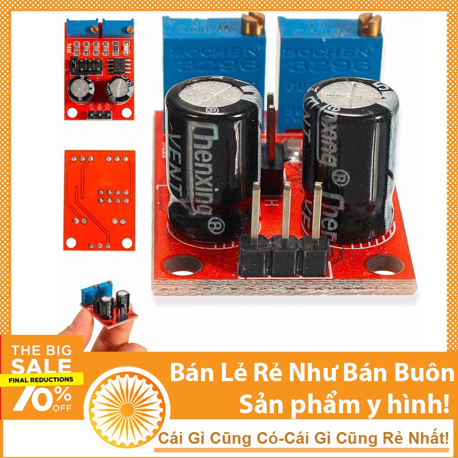 Mạch Tạo Tín Hiệu Sóng Điều Chỉnh Tần Số Xung NE555 | WebRaoVat - webraovat.net.vn