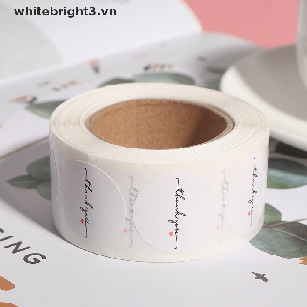 Set 3 / 500 Miếng Dán Tròn 1-inch Trang Trí