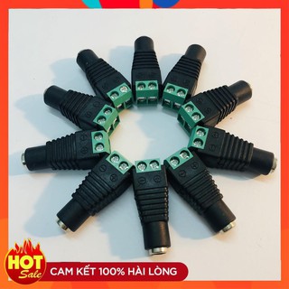 10 Jack DC - Đầu Cái - Jack Nguồn DC Cái Vặn Ốc Xịn