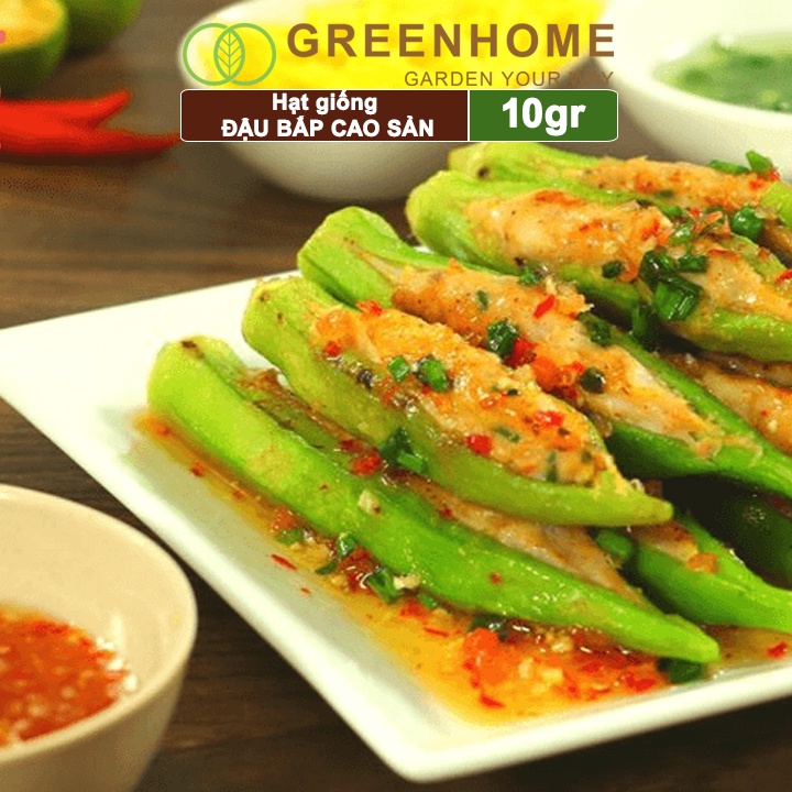 Hạt giống Đậu Bắp cao sản Greenhome, gói 10gr, dễ trồng, năng suất cao T06