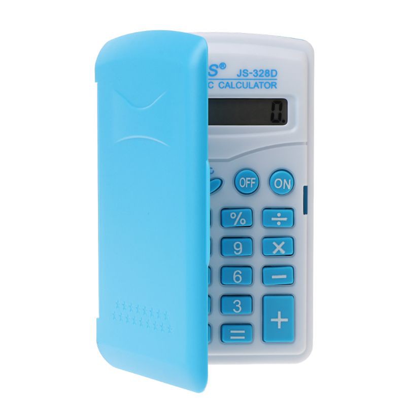 Mini Student Pocket Battery Powered 8-Digit Electronic School Office Calculator