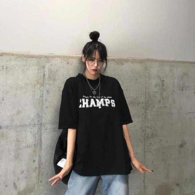 Áo thun nam nữ unisex tay lỡ A72 Champs PT3, áo phông tay lỡ unisex form rộng oversize streetwear