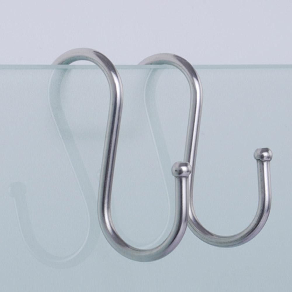 Móc Treo Đồ Hình Chữ S Gắn Tường / Cửa Tủ Nhà Bếp / Phòng Tắm