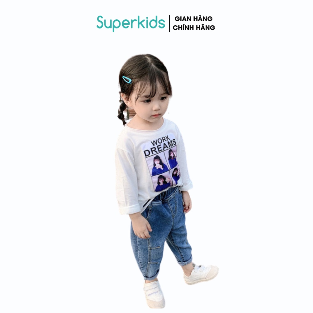 Quần baggy bò mí viền cho bé 10-25kg QATE541