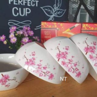 Bộ bốn tô sứ cao cấp