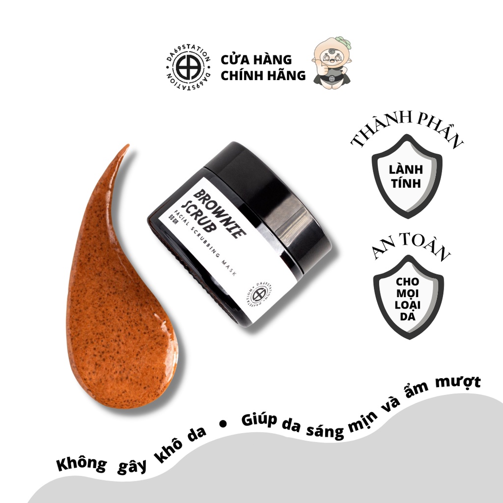 BROWNIE SCRUB / mask tẩy da chết