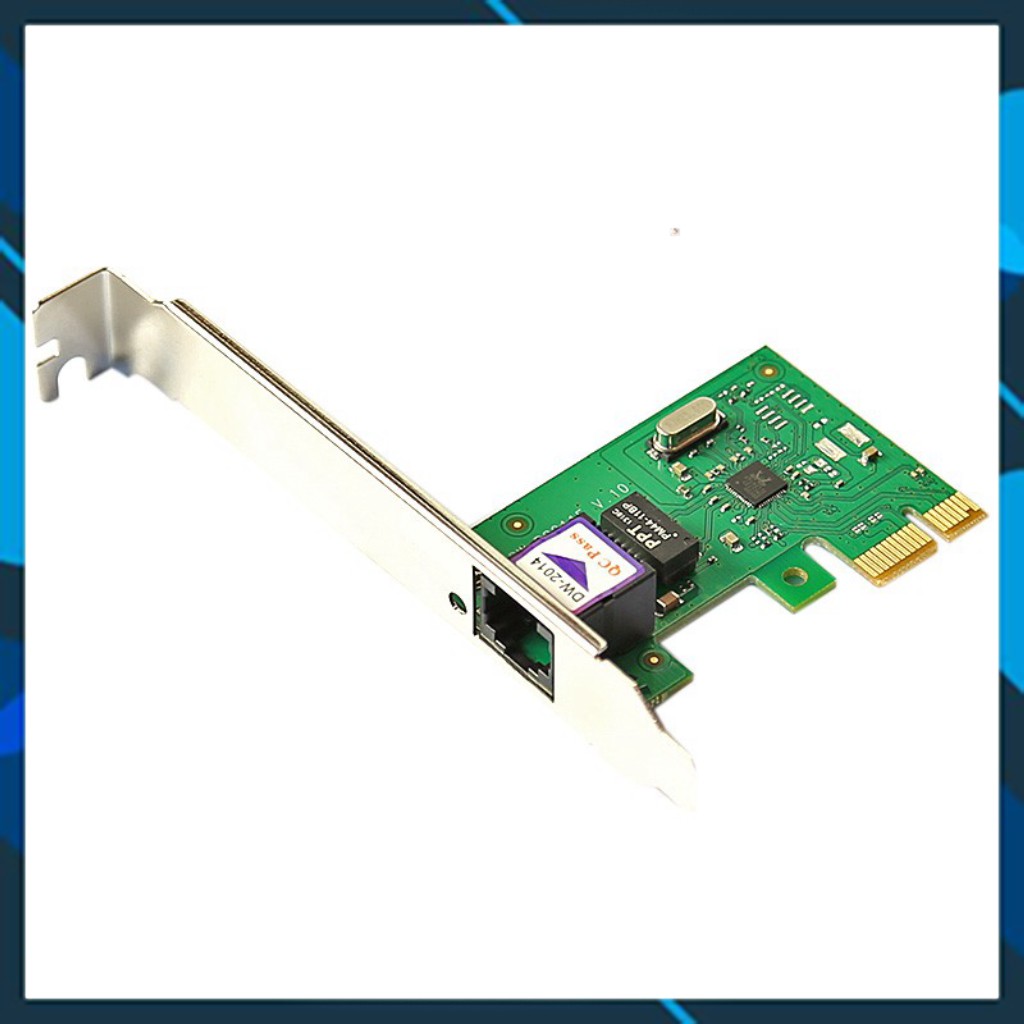 CARD MẠNG LAN CHÍNH HÃNG (XẢ KHO) CARD PCI EXPRESS TO LAN MAIN H61 LIÊN KẾT TỐC ĐỘ MẠNG CỰC NHANH  BẢO HÀNH 12 THÁNG.CPL