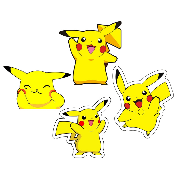 Trâm Cài Tiện Dụng Áo Hoạt Hình Pikachu Vàng Đáng Yêu