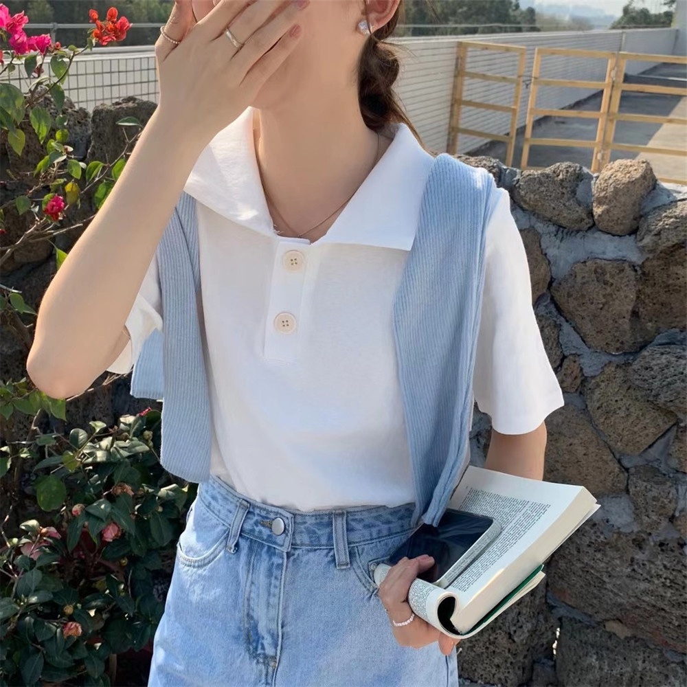 Áo polo tay ngắn phong cách cổ điển thời trang | BigBuy360 - bigbuy360.vn