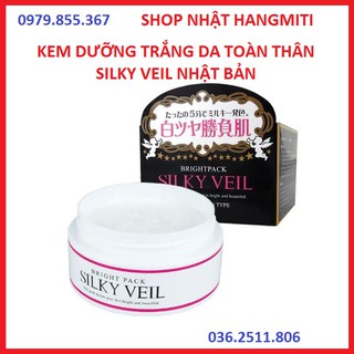 Kem dưỡng trắng da toàn thân Silky Veil Nội Địa Nhật