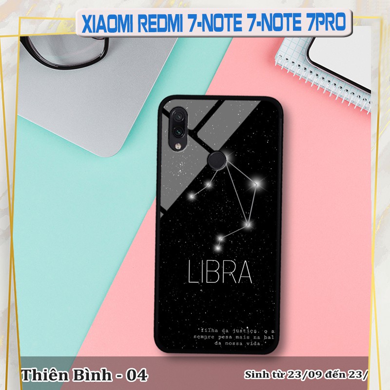 Ốp lưng kính 3D Xiaomi Redmi Note 7/ Note 7 Pro- cung hoàng đạo