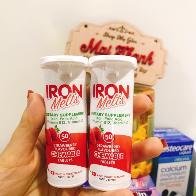 Sắt ngậm Iron melts hàng Úc