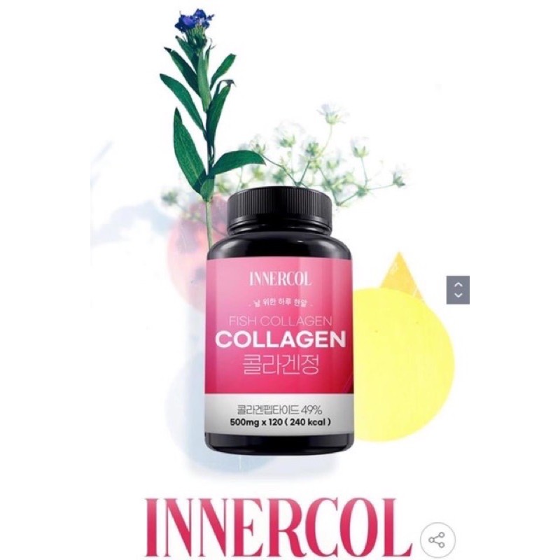 VIÊN UỐNG COLLAGEN ĐẸP DA INNERCOL HÀN QUỐC 120 VIÊN