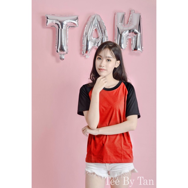 Áo raglan cộc tay