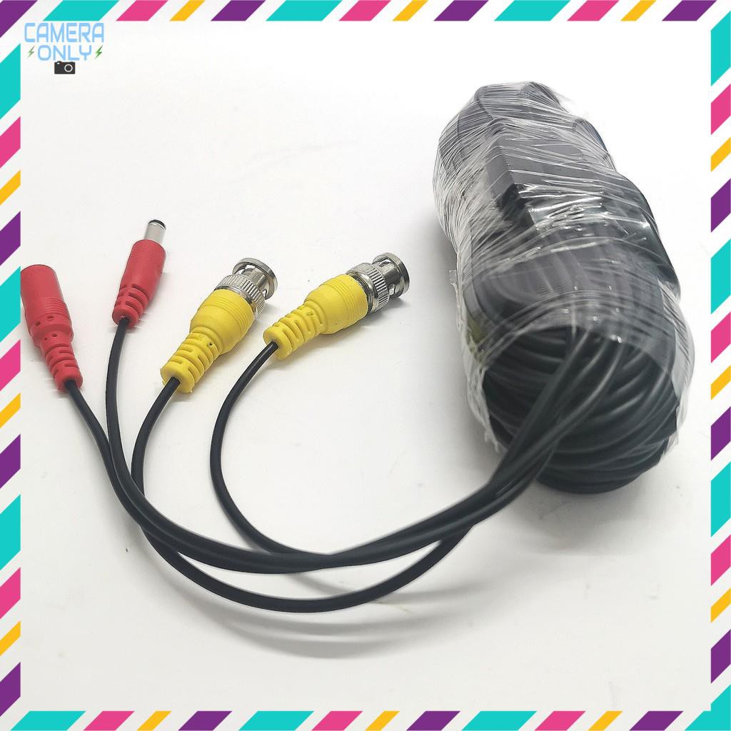 Cáp đồng trục liền nguồn cao cấp đúc sẵn 2 đầu BNC, DC dài 20m dùng cho Camera | BigBuy360 - bigbuy360.vn