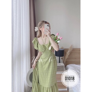 Bigsize Đầm maxi tùng bèo D1018