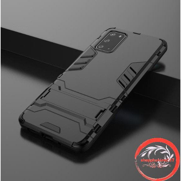 Ốp lưng Samsung S20 , S20 Plus , S20 Ultra Ốp Chống Sốc Iron Ver 1 Cao Cấp Có Giá Đỡ