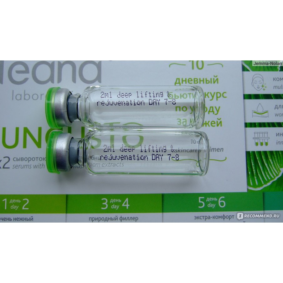 Liệu trình thay da 10 ngày serum Teana Fungusto