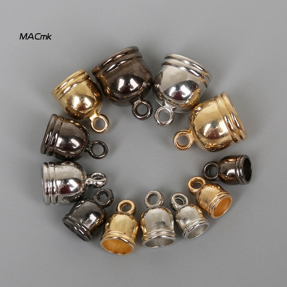 MAC1_50Pcs/Set Bell Shape Pendant Tassel Caps for DIY Jewelry Bracelet Craft Making