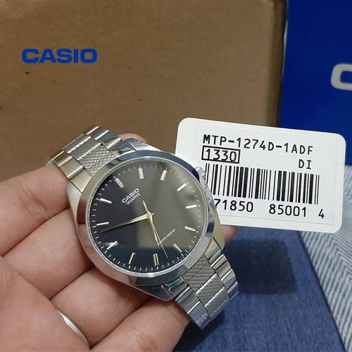 Đồng hồ nam CASIO MTP-1274D-1ADF chính hãng - Bảo hành 1 năm, Thay pin miễn phí