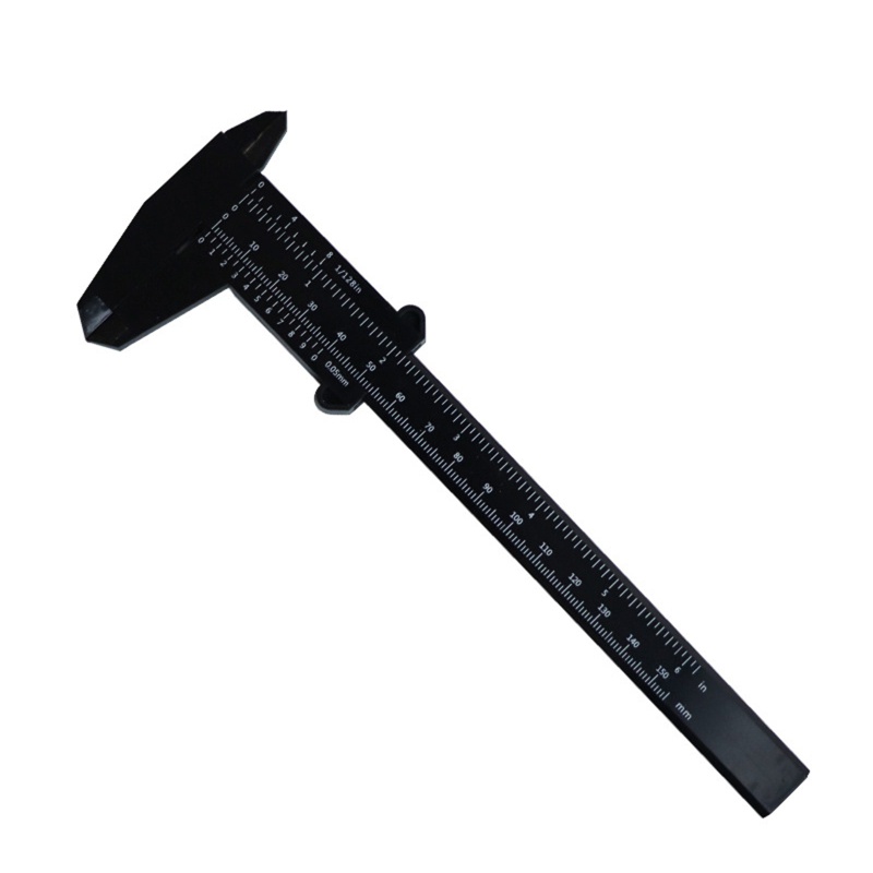 Thước Cặp Vẽ Lông Mày 150MM Bằng Nhựa Chuyên Dụng