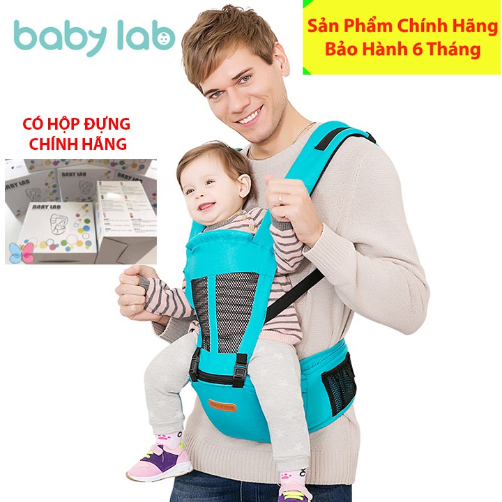 Địu Ngồi Em Bé Trợ Lực 4 Tư Thế Baby Lab - Hàng Chính Hãng Có Hộp