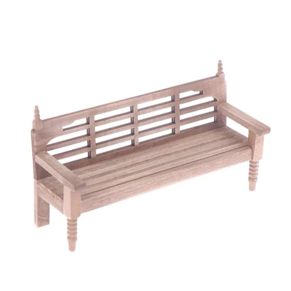 Mô Hình Ghế Dài Mini Đồ Chơi DIY Trang Trí Nội Thất