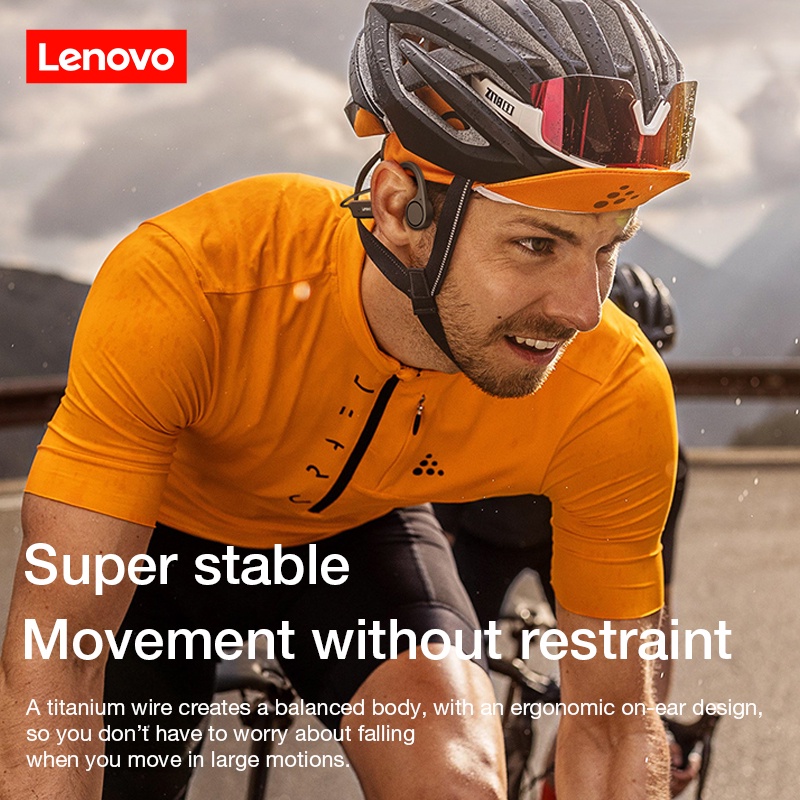 Tai nghe Bluetooth LENOVO X4 truyền âm qua xương chống thấm nước chất lượng cao