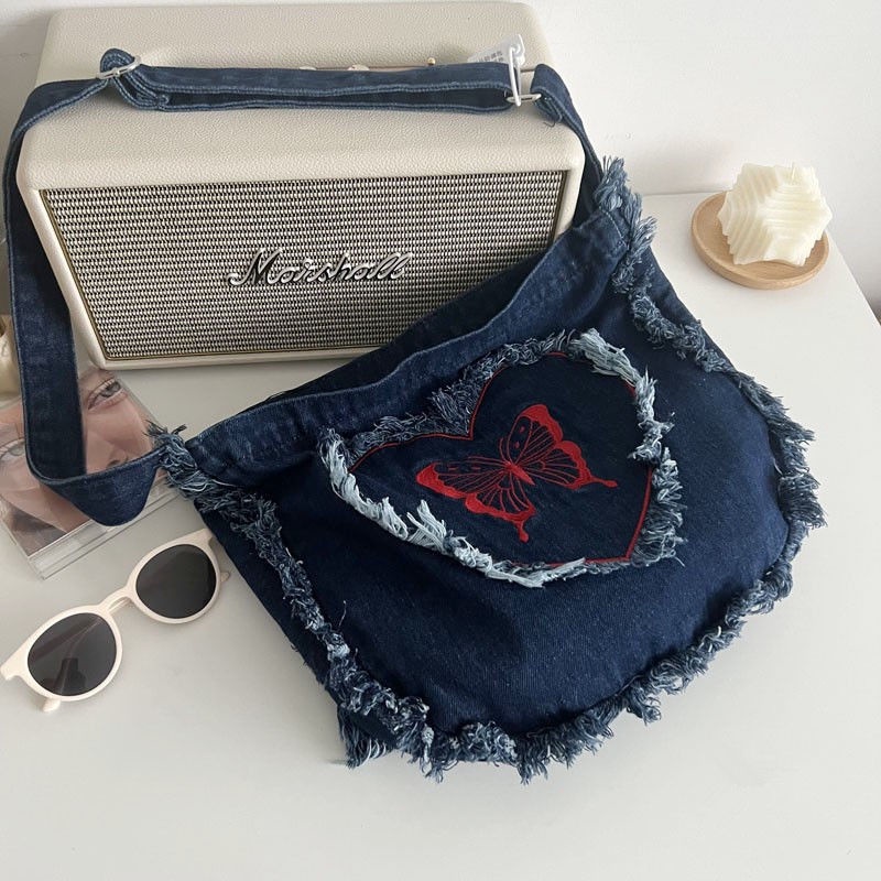 Túi Xách Denim Thời Trang Hàn Quốc Dành Cho Nữ