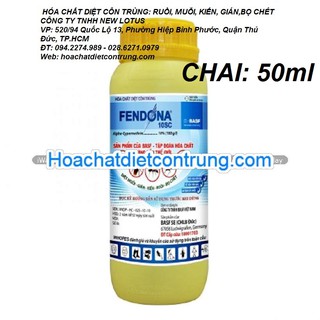 Thuốc diệt côn trùng Fendona 10SC Basf(CHLB Đức) (chai 50ml)