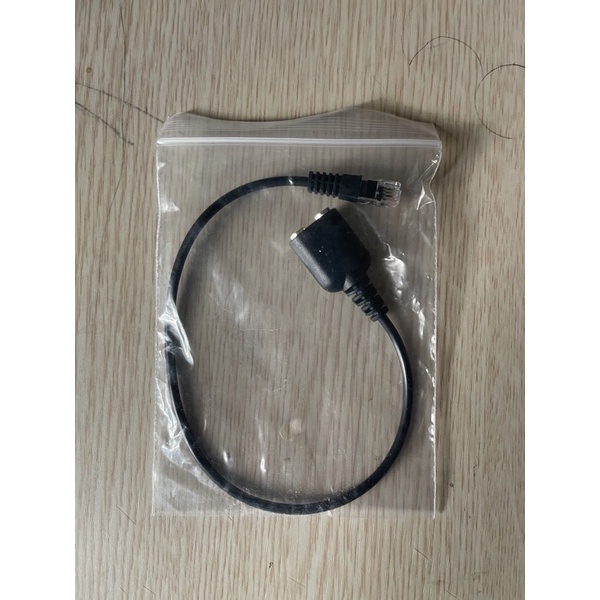 CÁP CHUYỂN RJ9 SANG 2 ĐẦU 3.5mm HEADPHONE VÀ MIC