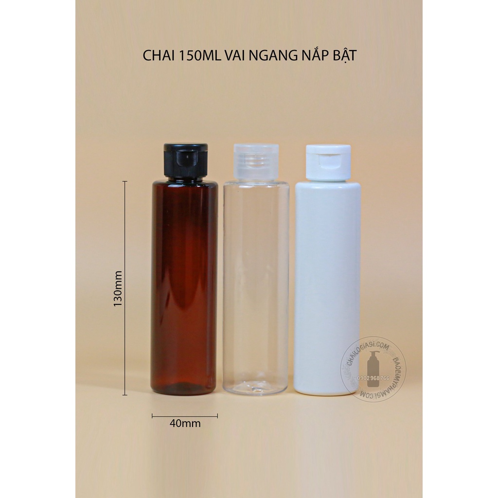 CHAI NHƯA VAI NGANG 150ML