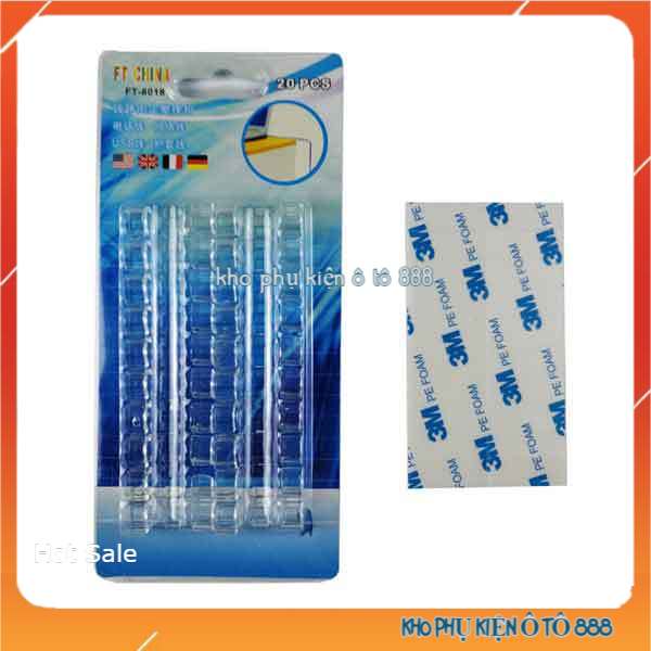 Bộ 20 Nút Cố Định Cáp Sạc Dây Điện Chống Đứt Gẫy Trên Xe, Bàn Làm Việc