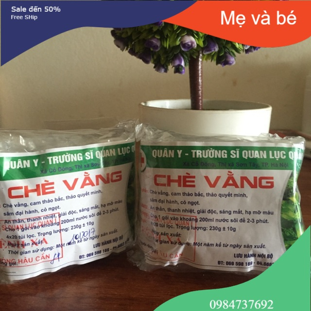 Chè vằng túi lọc trường sĩ quan lục quân 1