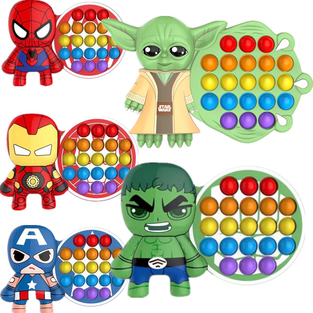 Đồ chơi giảm căng thẳng thiết kế người nhện Marvel tùy chọn