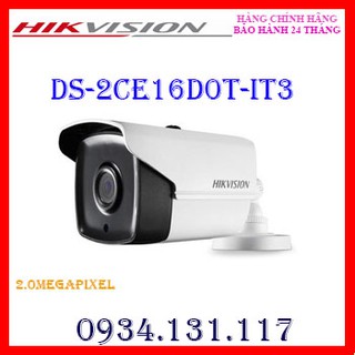 Camera HD-TVI hồng ngoại 2.0 Megapixel HIKVISION DS-2CE16D0T-IT3
