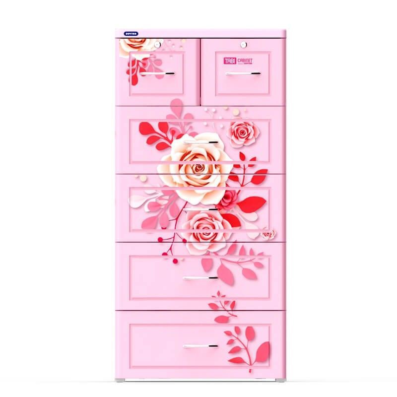 🚀HOẢ TỐC 2H🚀Tủ Nhựa 5 Tầng 6 Ngăn Mina Duy Tân (60 x 48 x 124 cm) Nguyên Thùng Chưa Lắp