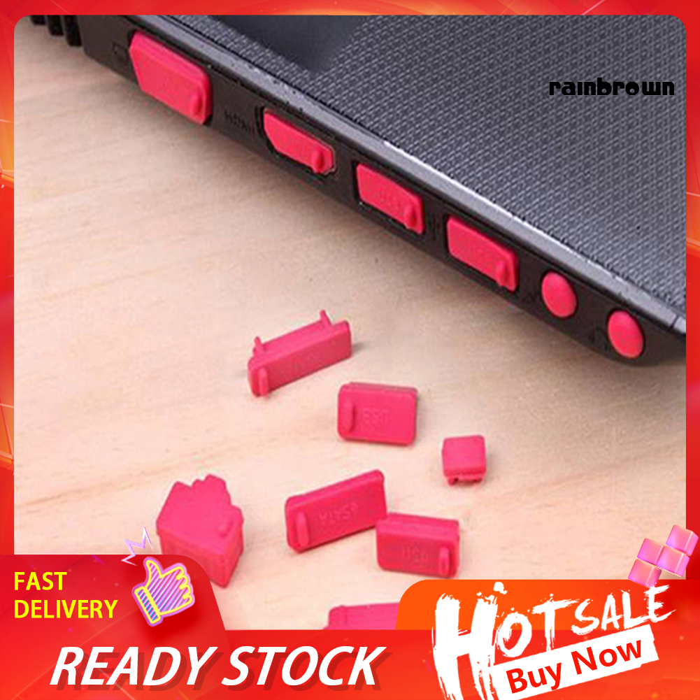 Bộ 13 Nút Nhựa Chống Bụi Cho Laptop Notebook / Rxdn /