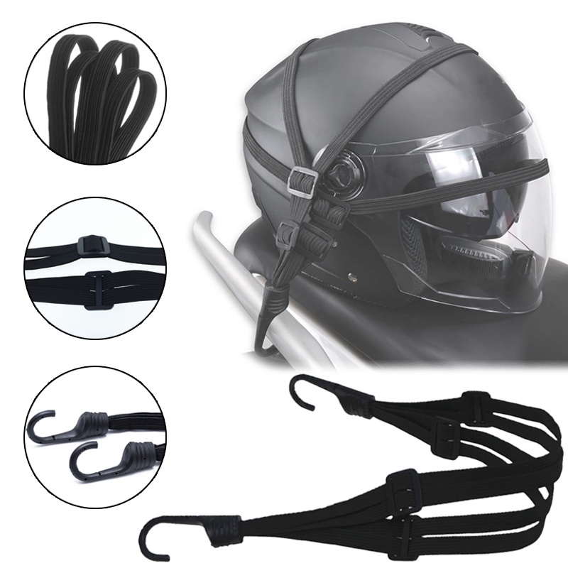 Dây bungee cố định hành lý gắn yên sau xe máy 60cm kèm 2 móc